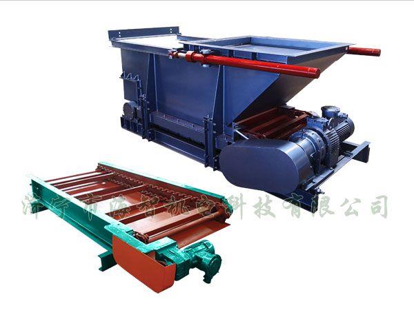 鏈板式給料機(jī)包括電控系統(tǒng)，電控系統(tǒng)包括就地控制系統(tǒng)和/或遠(yuǎn)程控制系統(tǒng)
